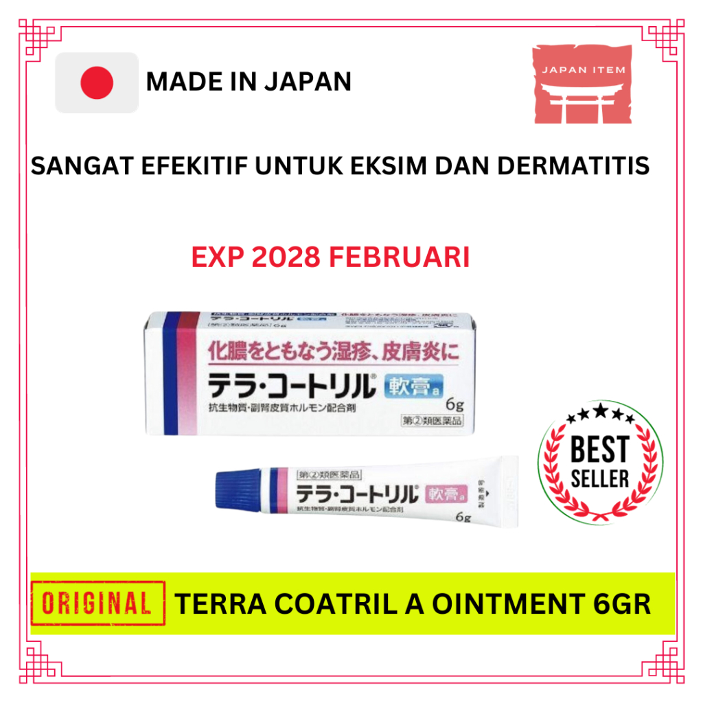 Tera Coatril Oinment Dry And Wet Eczema Ointment/Terra Coatril 6 gr