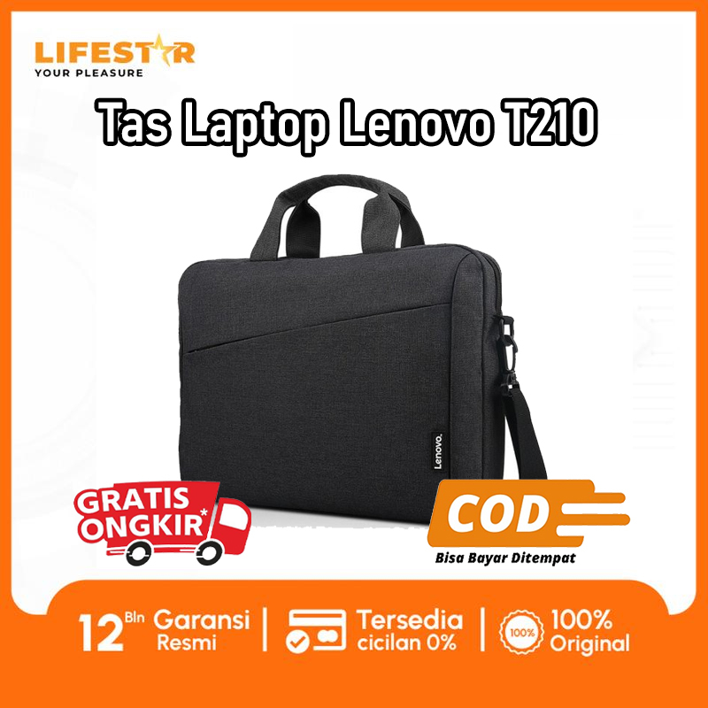 Lenovo Laptop Bag 15.6 Inch Laptop Casual Toploader T210 Black Shopee