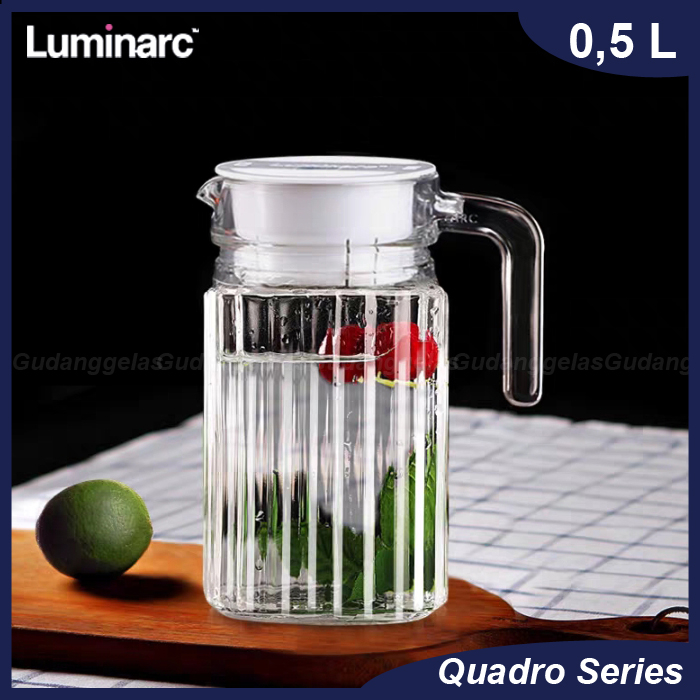 Luminarc Pitcher Quadro 0.5l/ Luminarc Glass Pitcher/Water Teapot