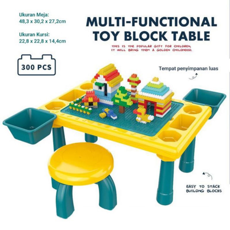 Lego Table set 300pcs Shopee Singapore