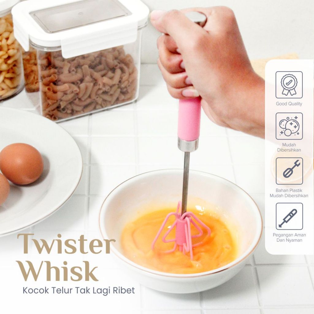 ( DEFECT ) Whisk Pengocok Telur Pengaduk Adonan 12 Inch