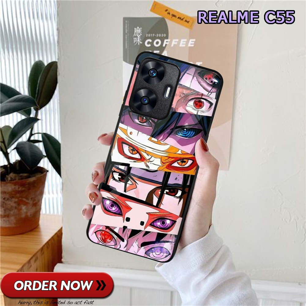 HP [ST19] SOFTCASE CASE GLOSSY REALME C55 |CUTE MODERN CASE |Glitter ...