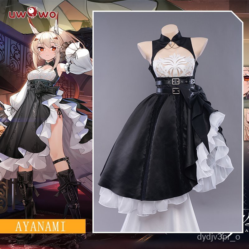 [READY-JKT] Uwowo - Azurlane Ayanami Costume - Size M - Black Dress ...