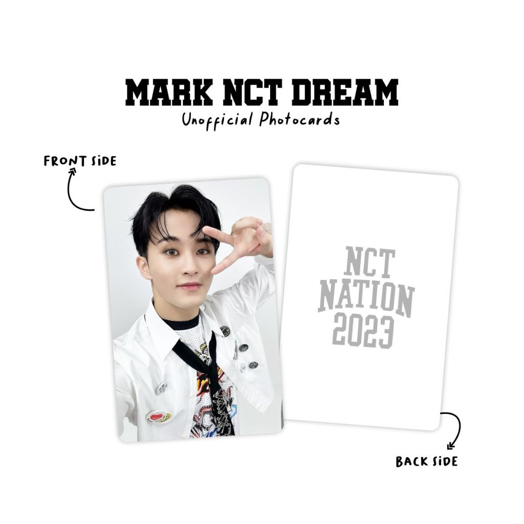 Nct Nation 2-sided Premium Photocard 2023 Unofficial | Shopee
