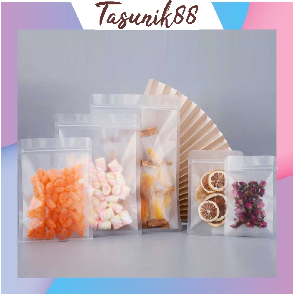 TASUNIK88 Flat Opaque Clip Plastic I Opaque Sachet Pouch I Ziplock ...