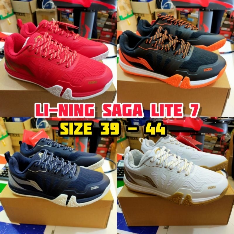 Li-ning SAGA LITE 7. BADMINTON Shoes | Shopee Singapore
