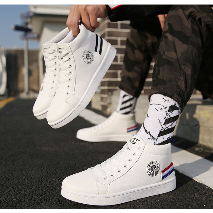 Mens casual high hot sale top sneakers