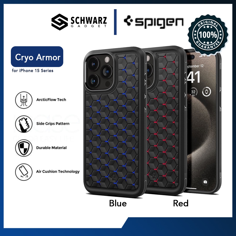 Spigen Cryo Armor Case iPhone 15 Pro Max Plus Gaming Cooling Casing Original Shopee Singapore