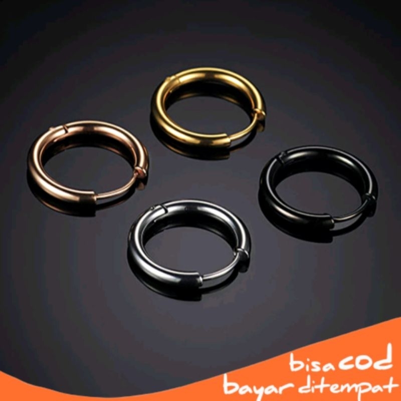 Men's Titanium Stud Earrings Anti-Rust Non-AllergyWanita | Shopee Singapore