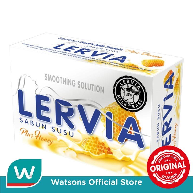 Lervia Sabun Susu Plus Honey 90 g - Gambar 2