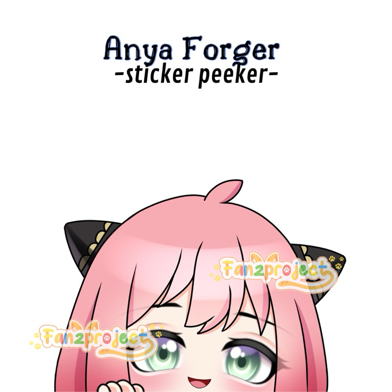 Anime ANYA FORGER SPY X FAMILY INTIP STICKER | Shopee Singapore