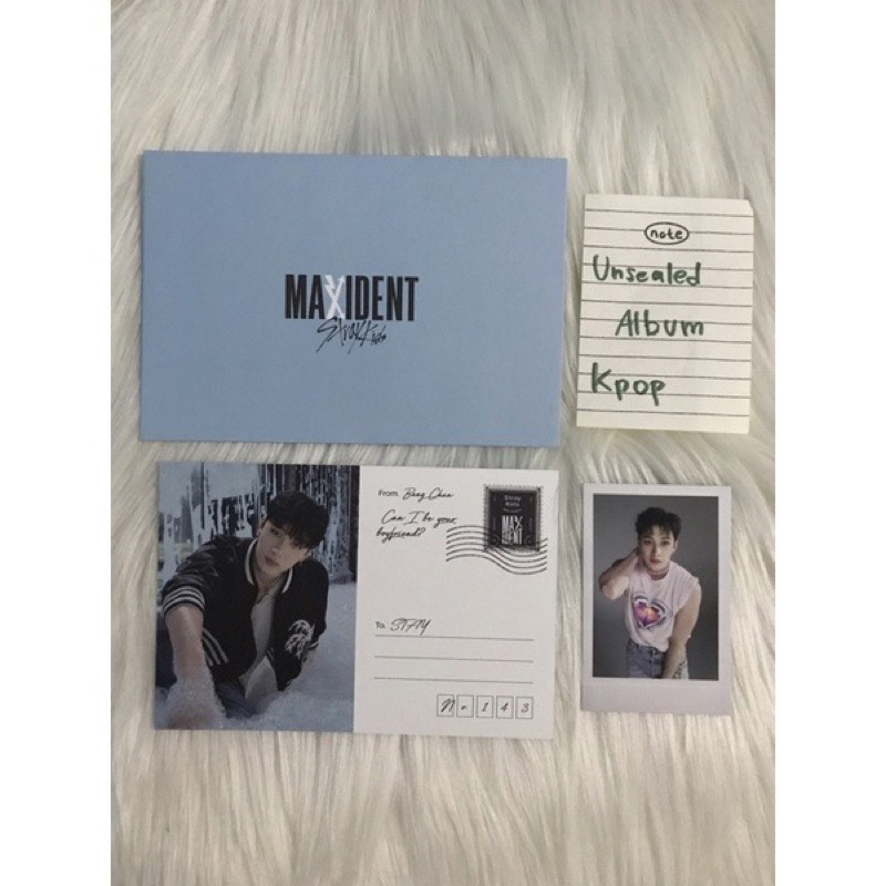 Purchases Stray Kids SKZ photocard set maxident signed pc hyunjin