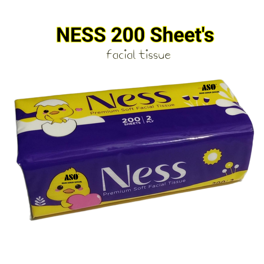 Tisu TISSUE NESS 200 sheet facial tissue PROMO !!! - Gambar 3