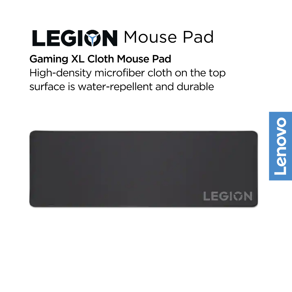 Lenovo Legion Gaming XL Cloth Mousepad & Keyboard Pad / Mat GXH0W29068 (Size 900 x 300 x 3 mm) - Gambar 2