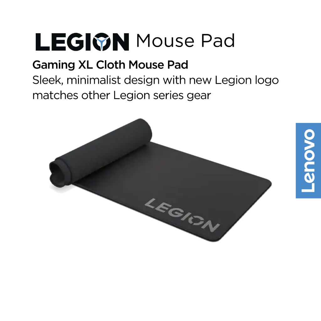 Lenovo Legion Gaming XL Cloth Mousepad & Keyboard Pad / Mat GXH0W29068 (Size 900 x 300 x 3 mm) - Gambar 3