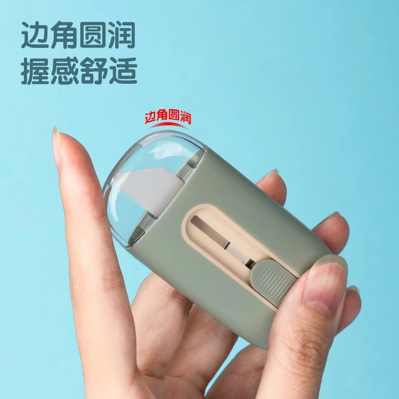 Deli Cutter / Pisau Pemotong Kertas Ceramic Blade Anti Karat TD262 - Gambar 2