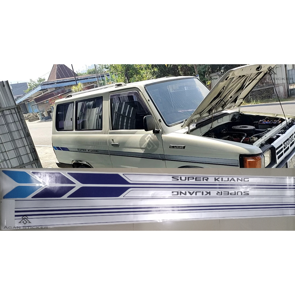 Kijang super LONG Sticker/SHORT Sticker kijang super Car body stripping Sticker kijang Shopee