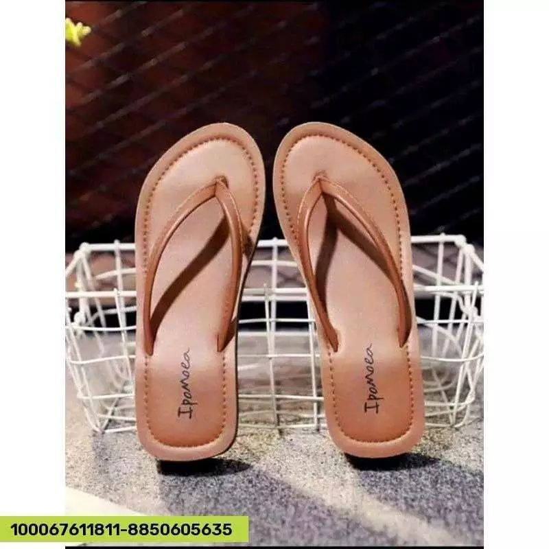 CK 99 sandal wedges jepit simple wanita 36/40 - Gambar 3