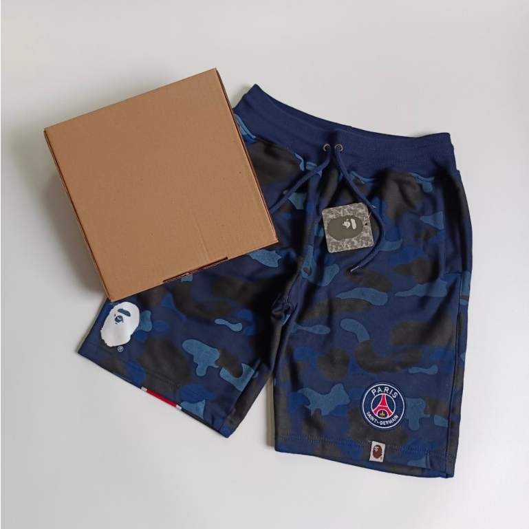 Psg on sale bape shorts