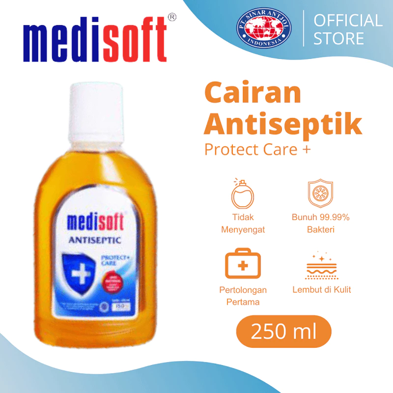 Promo Medisoft Antiseptic Liquid Cairan Aniseptik Multiguna - Gambar 2