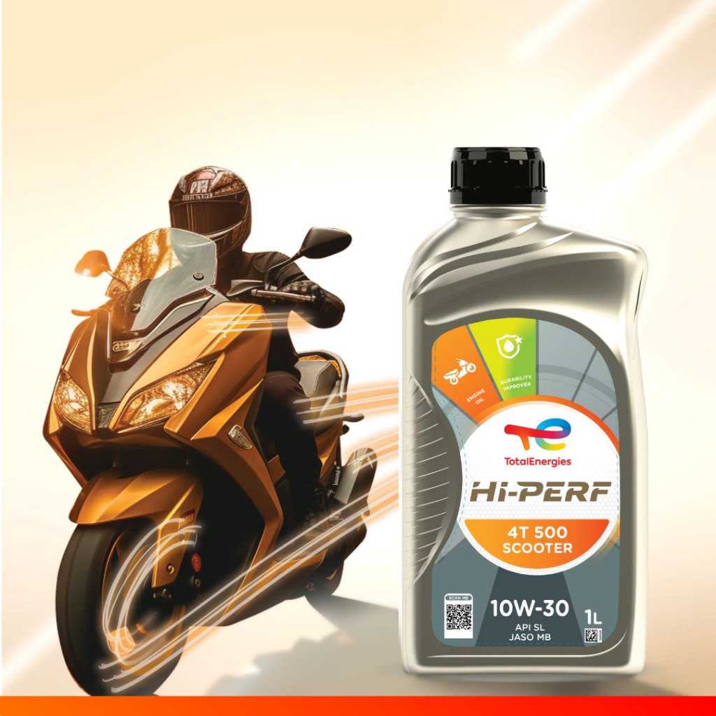 TotalEnergies - Hi-Perf 4T 500 Scooter 10W-30 Oli Motor Matic 0.8L - Gambar 4