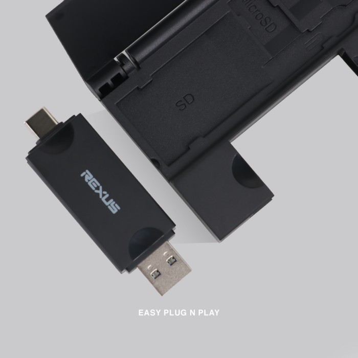 Rexus RXC305 / RXC-305 Card Reader 5in1 Storage USB 3.0 - Gambar 2