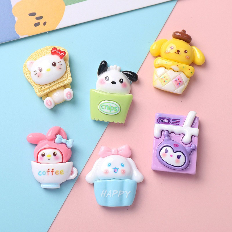 Resin Clay Sanrio Character My Melody Cinnamoroll Kuromi Hello kitty ...