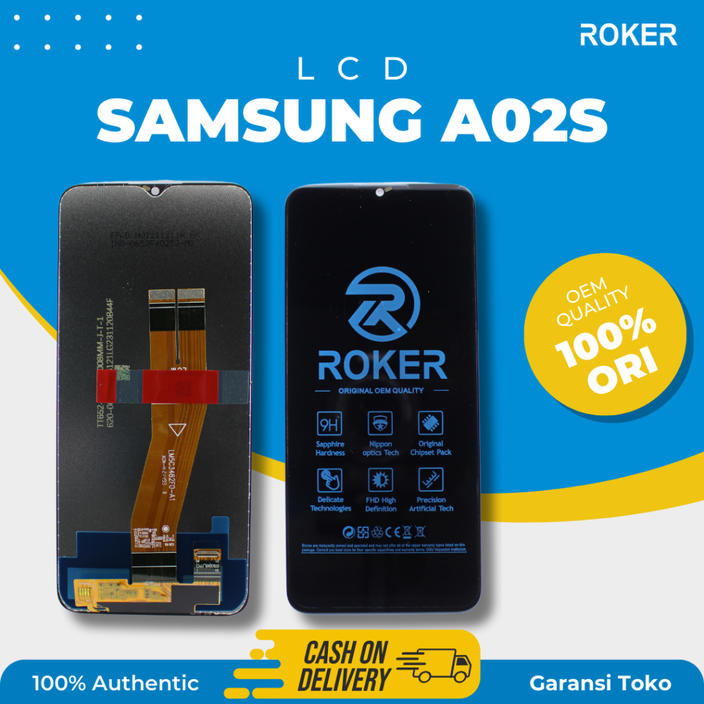 ROKER LCD TOUCHSCREEN Samsung A02S / A03 / A03S / A025F / A037 / A037F / A037M Fullset ORIGINAL BY ROKER