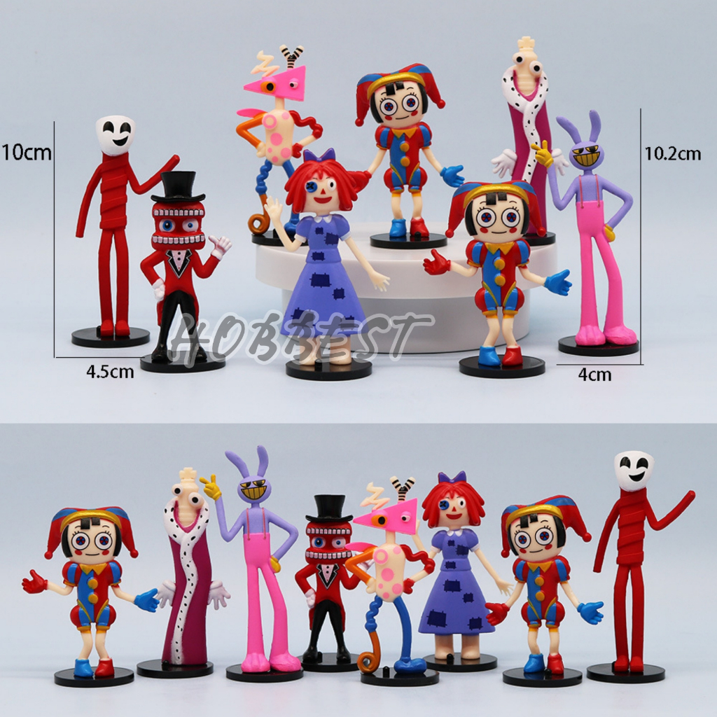 Action Figure THE AMAZING DIGITAL CIRCUS set - Miniature Toy CIRCUS ...