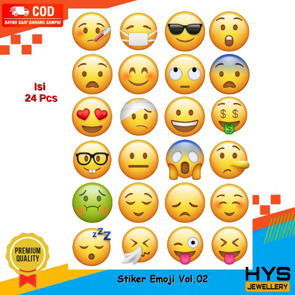 Motorcycle Sticker Whatsapp WA Emoji Emoticon - Sticker Pack Car Helmet ...