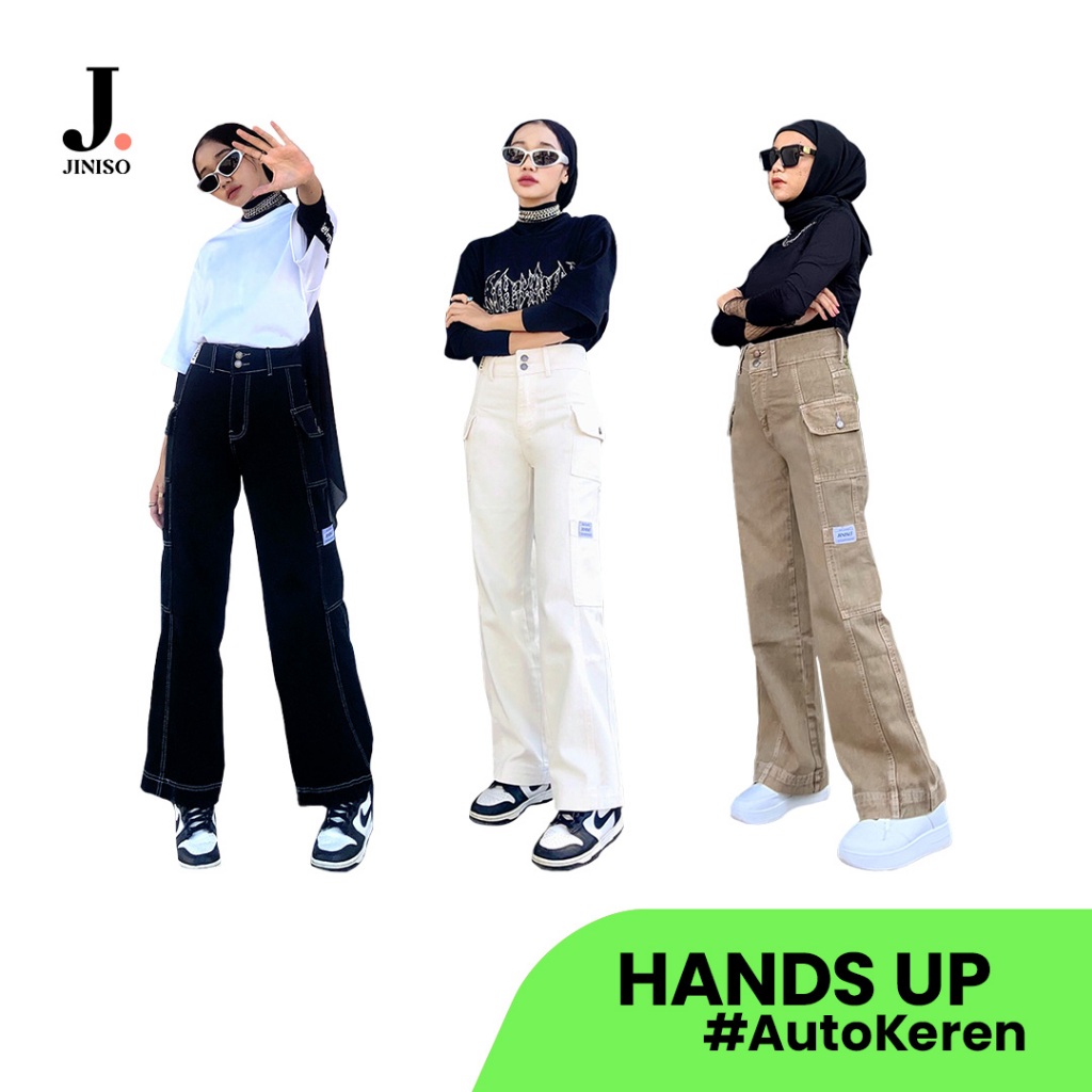 Jiniso J And J Jeans FREE GIFT] JINISO Oversize Baggy Loose Jeans