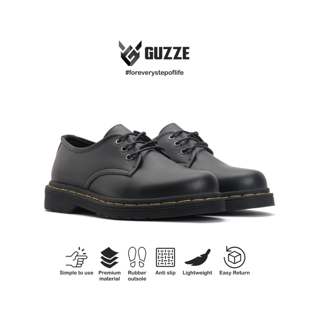 Guzze Smith 3 Holes Low Boots Formal Shoes Shopee Singapore