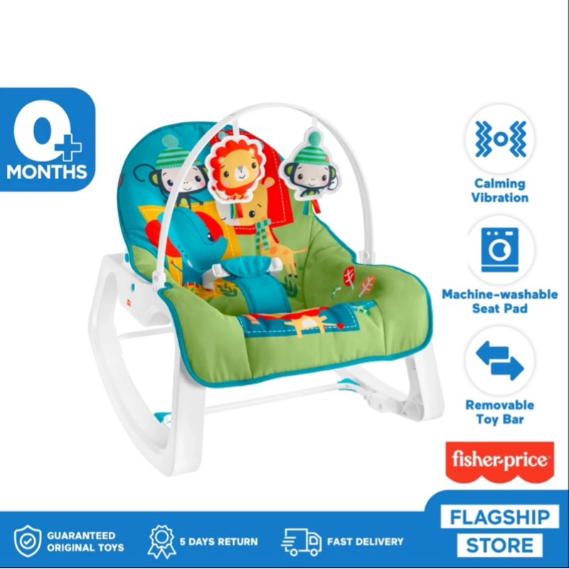 Fisher price deluxe infant-to-todler rocker | Shopee Singapore