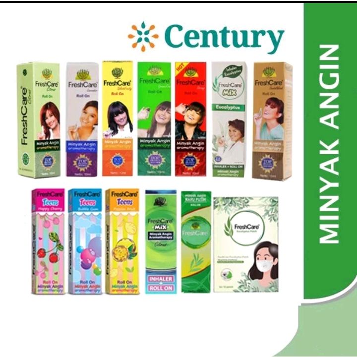 MINYAK ANGIN FRESHCARE MINYAK AROMATHERAPY / GEJALA FLU / SAKIT KEPALA / MUAL MUNTAH / PEGALl / Minyak Angin / Masuk Angin