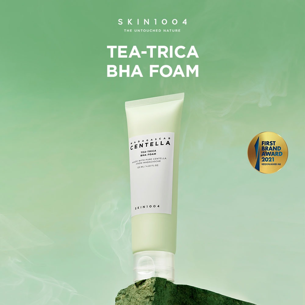 SKIN1004 Madagascar Centella Tea Trica BHA Foam 125ml - Gambar 2