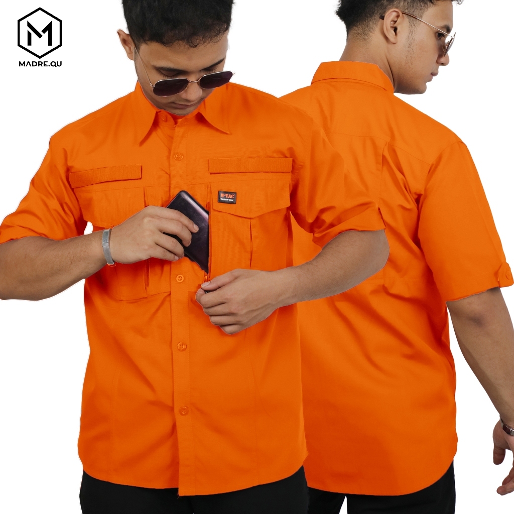 KEMEJA Madre.qu - Wtac Series - Short Sleeve Pdl Outdoor Field Tactical ...
