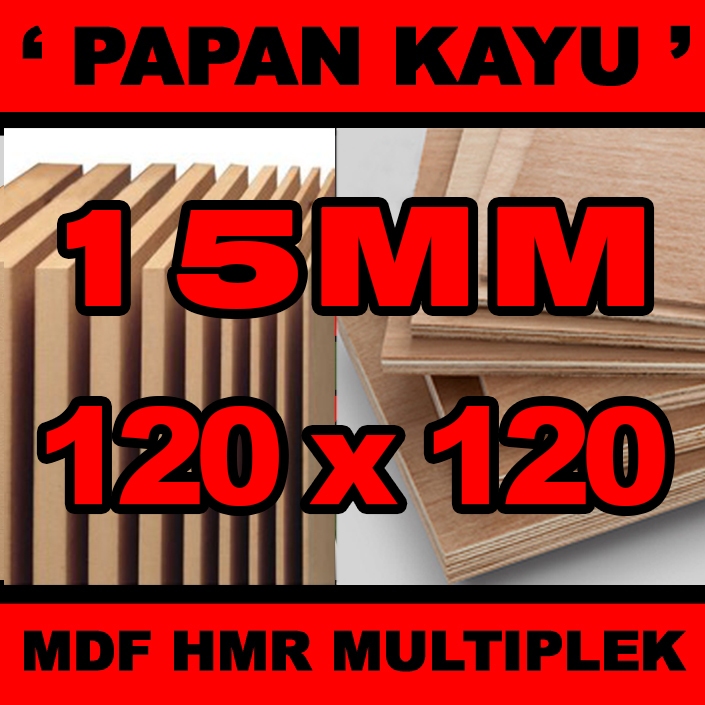 15mm thick multiplex mdf board, size 120x120cm | Shopee Singapore