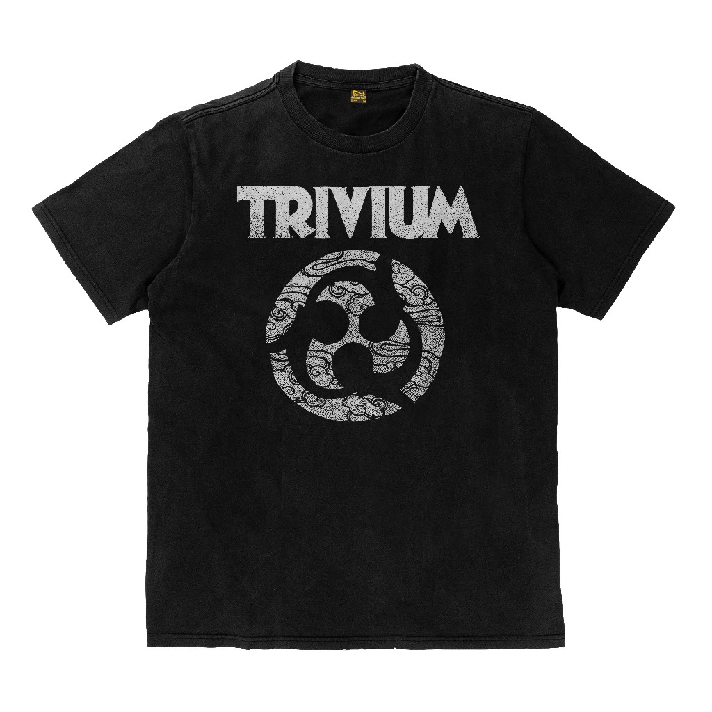 Trivium Swirl Logo Band Heavy Metal T Shirt Thick T-Shirt | Shopee ...