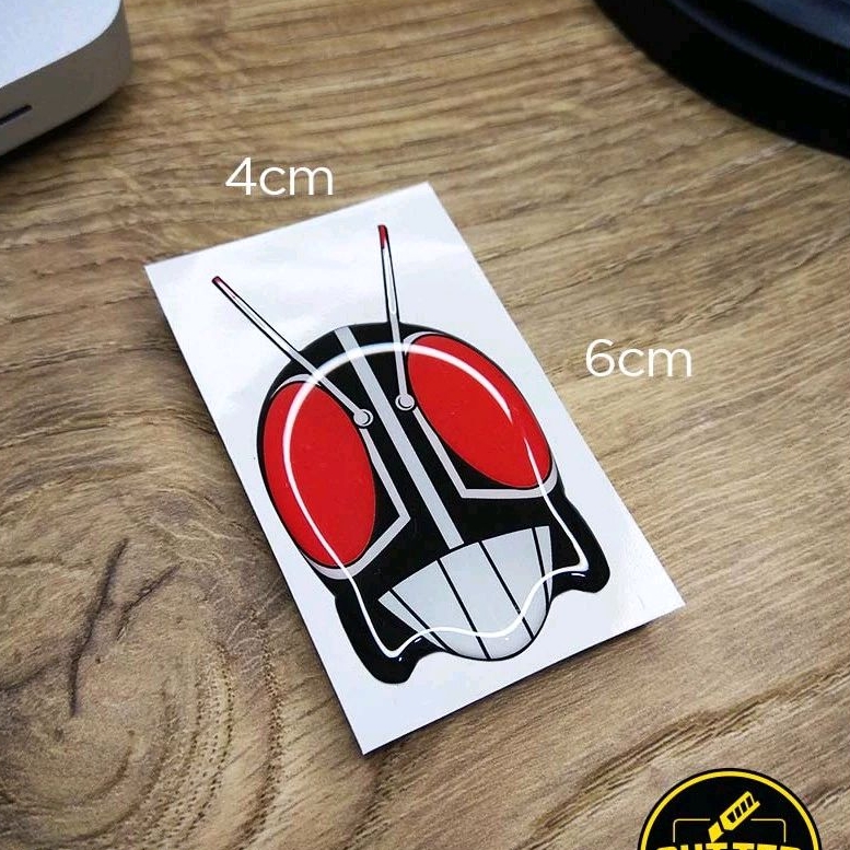 Kamen RIDER BLACK RX HEAD resin sticker emblem | Shopee Singapore