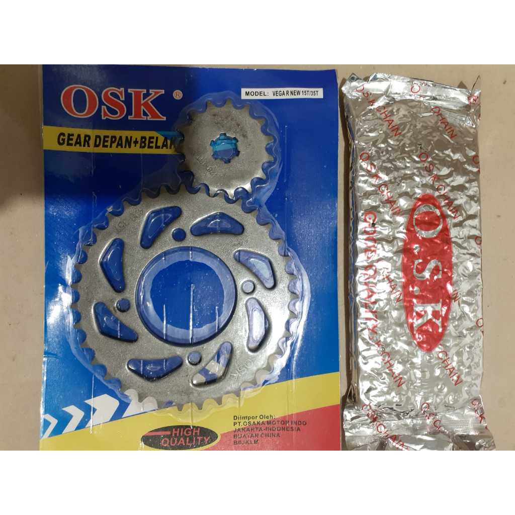 Gear Gear Set Vega R NEW 15 35T Chain, RANTE 428 100L Can Vega R