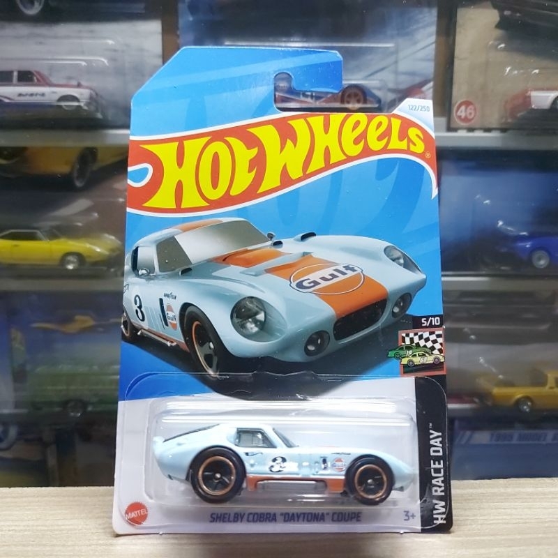 Hot WHEELS SHELBY COBRA DAYTONA COUPE GULF 2024 Shopee Singapore