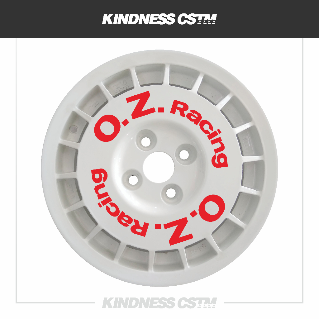 Sticker Rim Plate oz racing rally Old font model 2 | Shopee Singapore