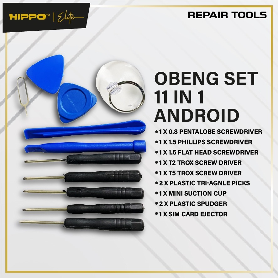 Hippo Repair Tools Obeng Set 11 in 1 android - Gambar 2