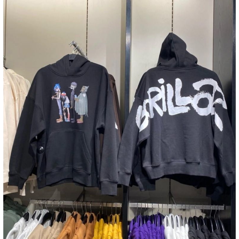 Hoodie Men Gorillaz X original store Shopee Singapore