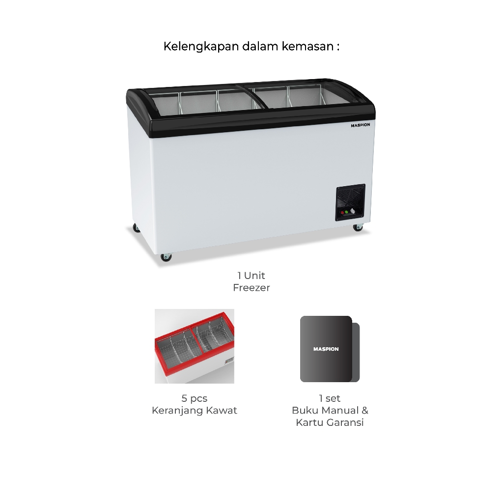 Maspion Freezer 400 Liter UFH-400 C FK - Gambar 4