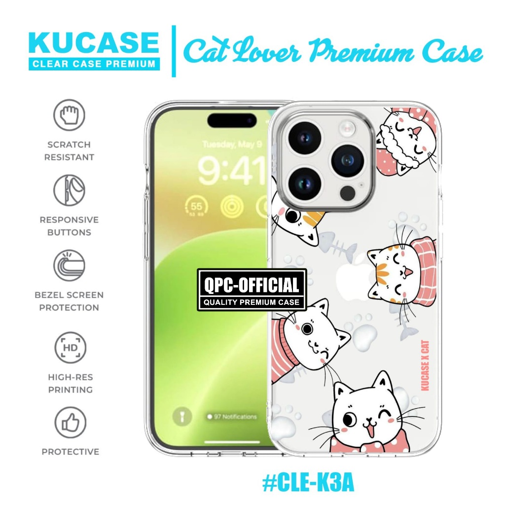 CLE-K3 Softcase Premium Case Motif Cat Lover Case Realme 13 Plus Realme 13 Pro Plus Realme 13 Pro Realme 13 4g Realme 13 5g Realme 12 5g Realme 12 Plus Realme 12 Pro Plus Realme C65 4g Realme C67 Realme C55 Realme C63 - Gambar 4