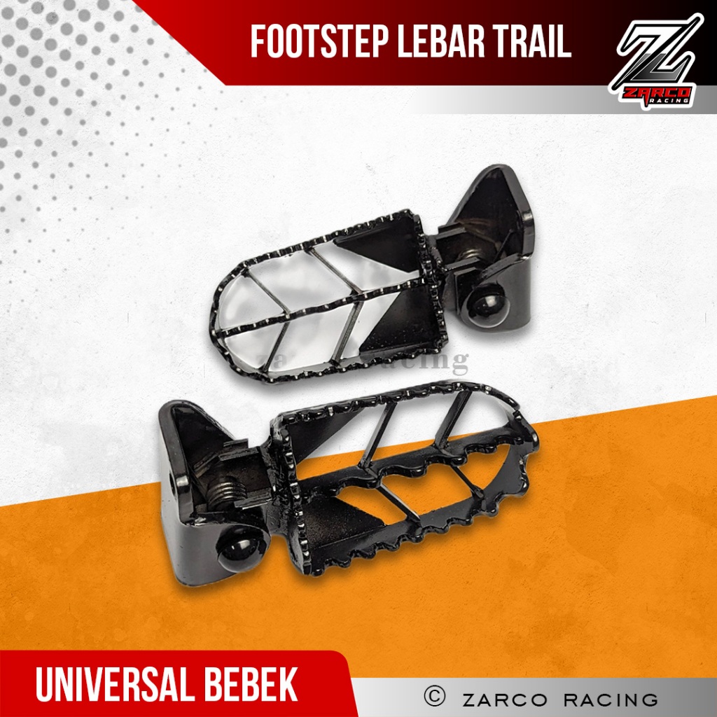 Wide Footstep Trail Custom Underbone Mount GTX Step Pangkon Bolt ...
