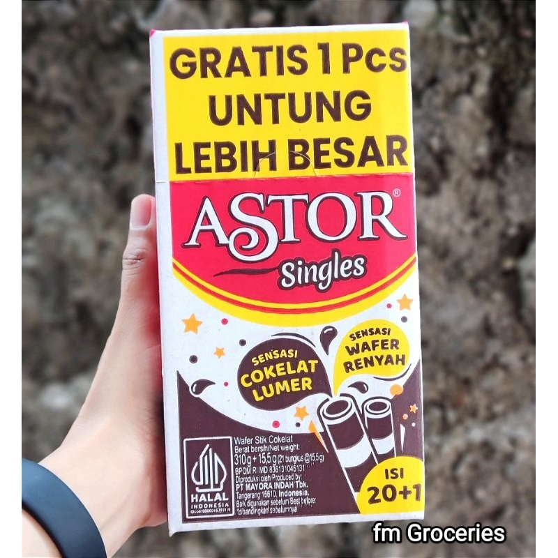 Astor Singles Mayora 1 Pack Isi 21 pcs - Gambar 3