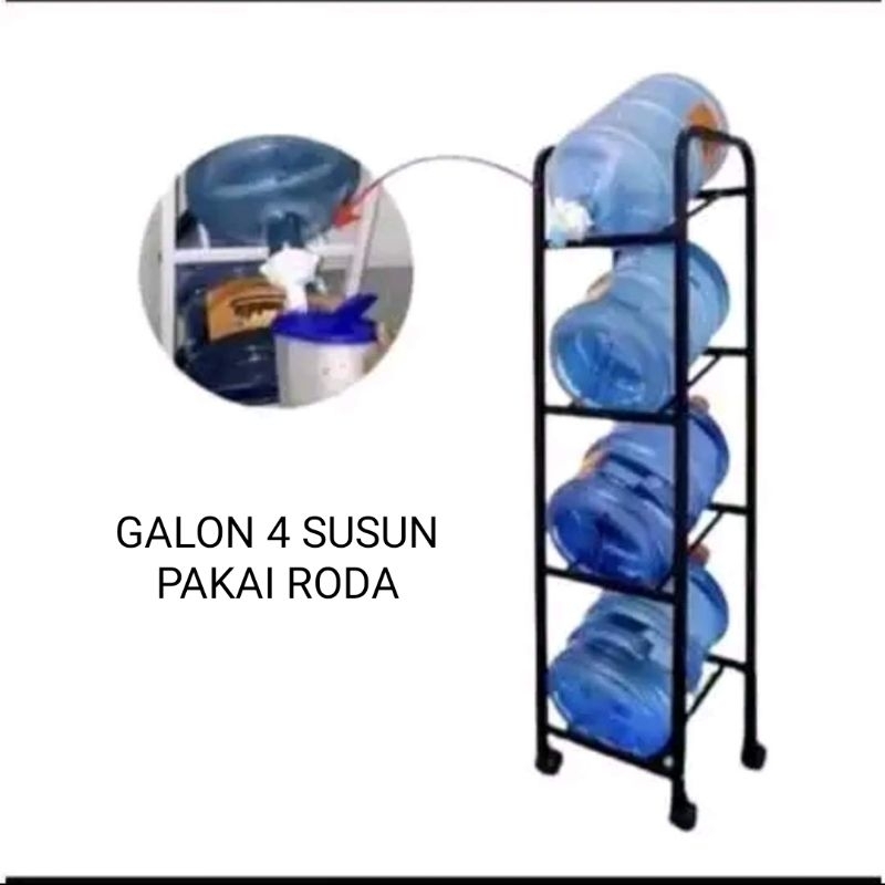 4-tier Stacking Gallon Rack/4-Tier DISPENSER Rack/4-Tier Gallon Rack/4 ...