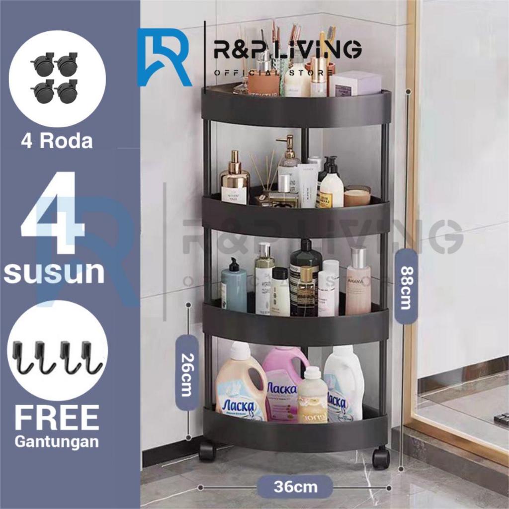 R&p [READY] 4-story Multipurpose Stacking Rack With Wheels | Shopee ...